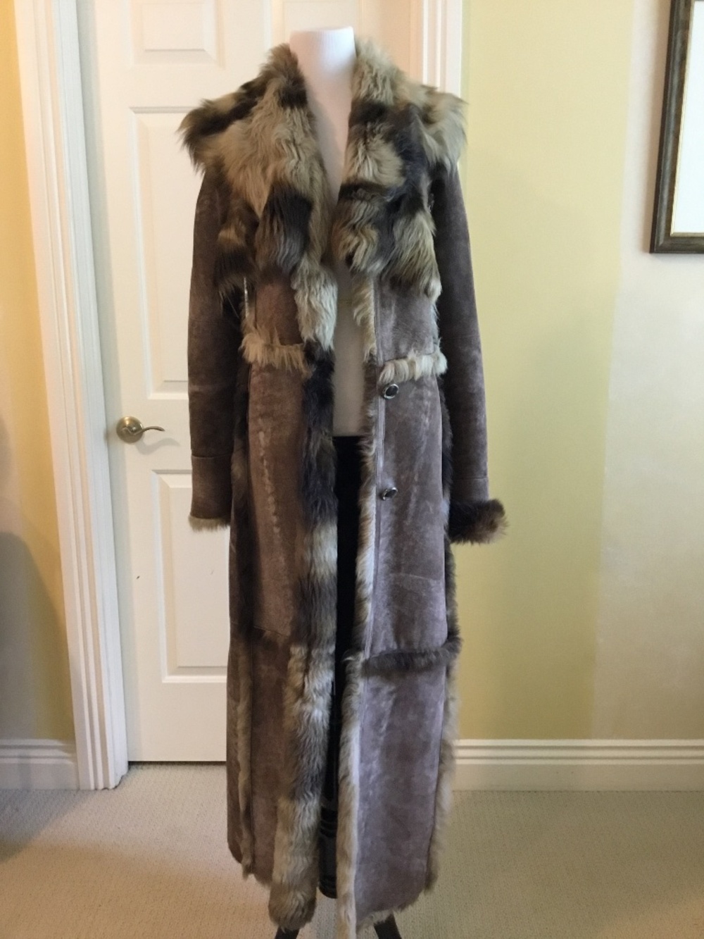 Via Veneto 100% Spanish Lamb Shearling Coat